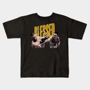 blessed max holloway last punch Kids T-Shirt